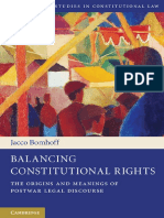 Balancing Consitutional Rights Book