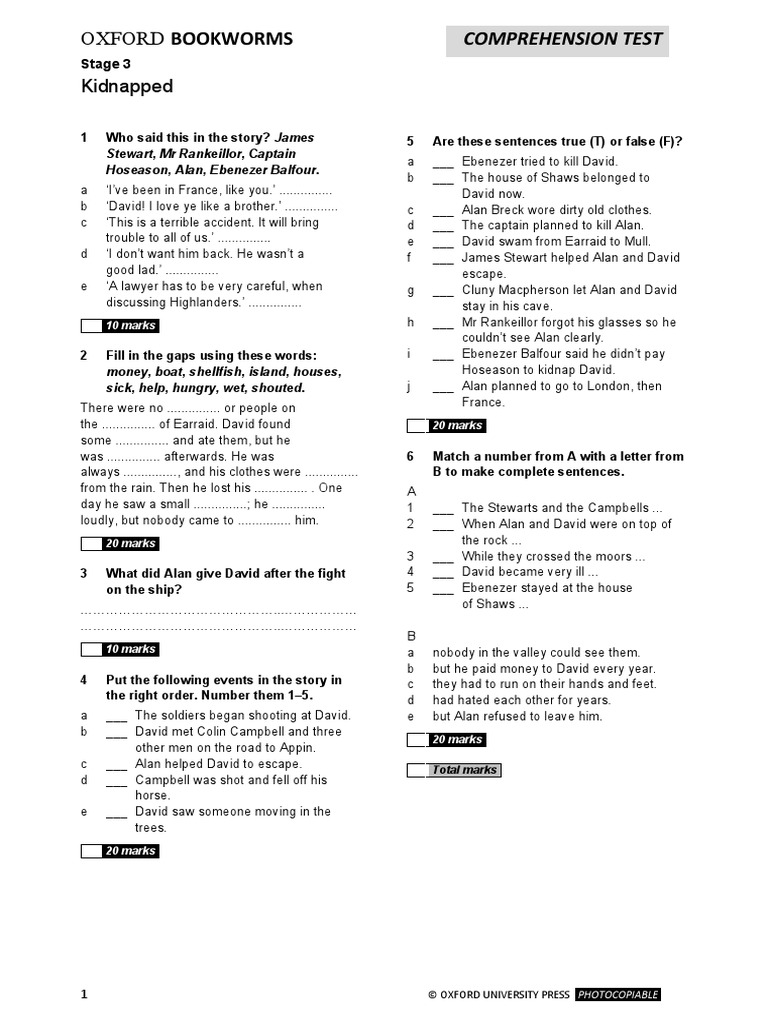 Obw Kidnapped | PDF | Scotland