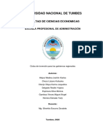 Ciclo de Inversión para Los Gobiernos Regionales