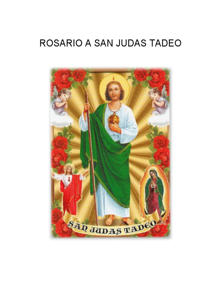 Rosario para San Judas Tadeo Completo – Una Oración Poderosísima