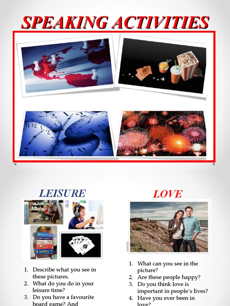 Speaking Activities PDF