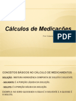 Calculos Medicação - Farmaco II