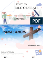 Edfil 114 Pagtatalo Debate Alegremabezareport