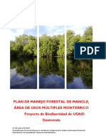 Plan de Manejo Forestal Del Manglar Area - Usos - Multiples - Monterrico