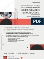 Communication Major For College - PR & Organizational Communication Infographics by Slidesgo