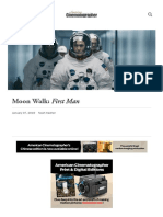 Moon Walk - First Man - The American Society of Cinematographers