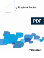 Blackberry PlayBook Benutzerhandbuch v1.0.7
