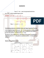 Quadratics