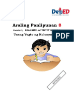 Final - AP 8-q3 - LAS 2 (Week 2-3) - Unang Yugtong NG Kolonisasyon