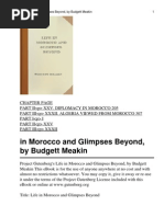 Life in Morocco and Glimpses
