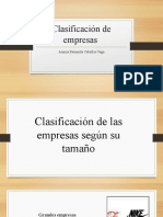 Clasificación de Empresas