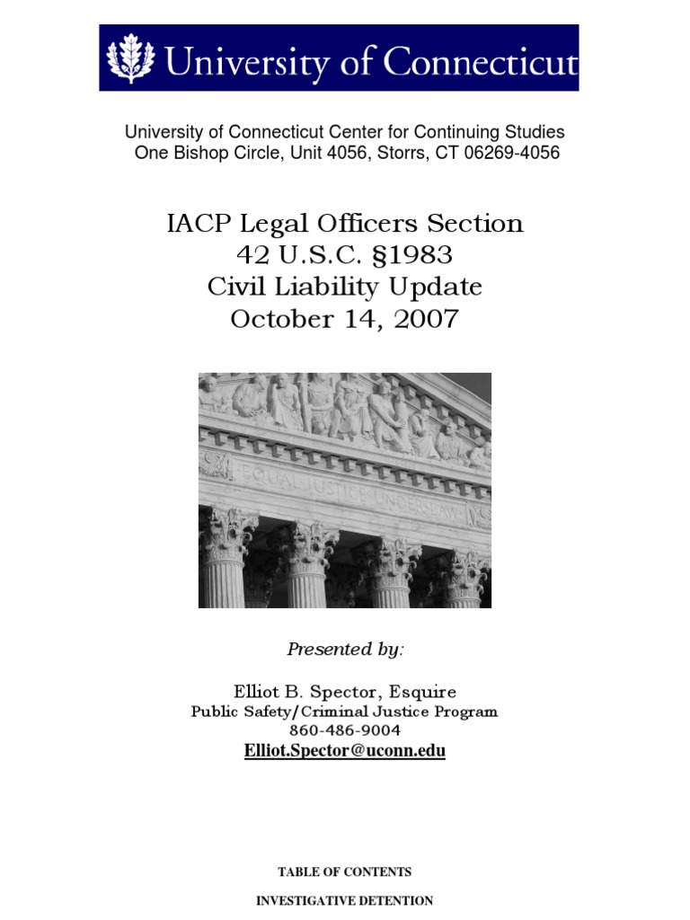42 U.S. Code 1983 - 2007 Updates | Download Free PDF | Deadly Force ...