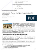 Arbitration in France - Complete Legal Advice for Foreigners