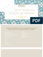 Review Jurnal Seminar MSDM Kel 12