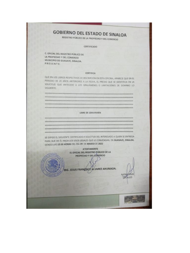 Libre Gravamen 1 PDF