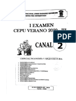 1er Examen 2020 Iii Canal 2