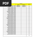 DTR Excel Template and Calculator Guide | PDF