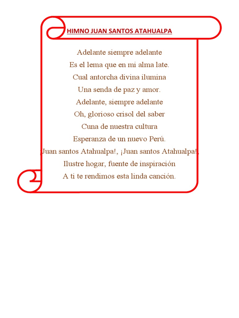 Himno Juan Santos Atahualpa PDF - 1706924460