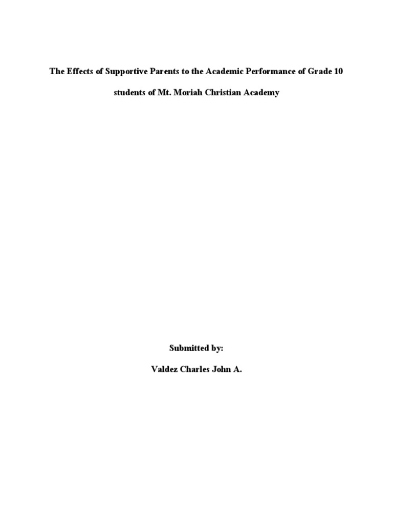 Thesis Introduction Sample | PDF