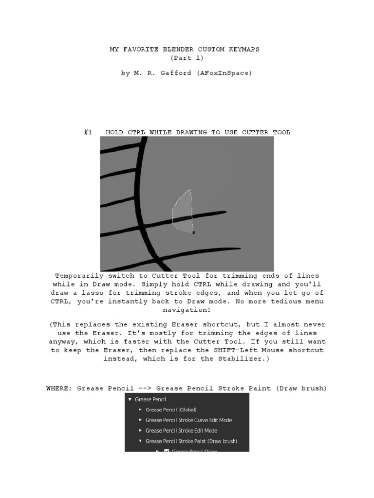 My Favorite Custom Blender Keymaps PART 1 PDF Computing Software