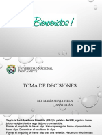 Proceso de Toma de Decisiones UNDC