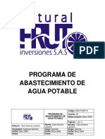 Programa de Abastecimiento de Agua Potable V3