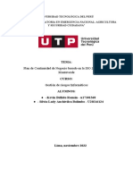 Tema:: Plan de Continuidad de Negocio Basado en La ISO 22301-Hotel Monteverde