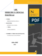 Evaluacion T2 - Derecho Procesal Penal - PDF