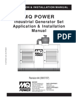 Industrial Generator Set _ Standby _ Application and Installation Manual _ Revision N° 4 (07 Sept 2007) _ MQ POWER®