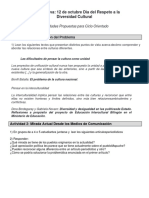 Día del Respeto a la Diversidad: Actividades para el análisis de distintas perspectivas culturales