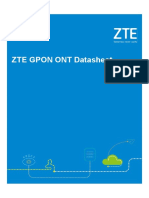 ZTE GPON ONT Datasheet