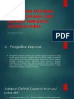 PERKEMBANGAN KOPERASI DI DUNIA