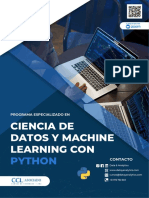 Programa Ciencia de Datos y Machine Learning Con Python.