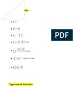 Diff Cal Formula