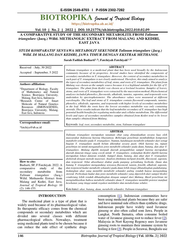 1321-Article Text-4244-1-10-20220912 | PDF | Polyphenol | Phenolic ...