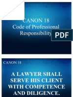 CANON 18code of Professional Responsibility