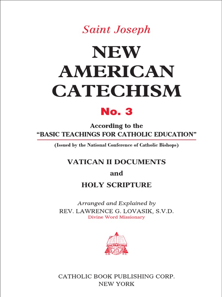 NEW American Catechism Saint Joseph PDF Jesus Salvation