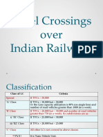 Level Crossings and Stations Over Ir