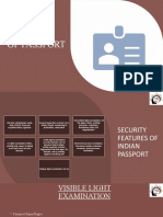 Security Features of Passport