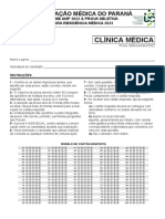 Prova Clinica Medica - AMP2023