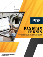 Panduan Teknis Penulisan Tugas Akhir Mahasiswa Iti Final