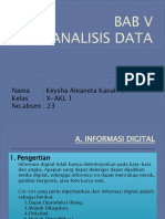 Bab V Analisis Data