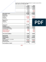 Cash Flow Statement for 2017 Project