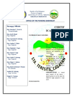 Barangay Certificate of Good Moral Character