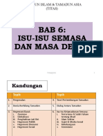 Bab 6 - Isu Semasa Dan Cabaran Masa Depan