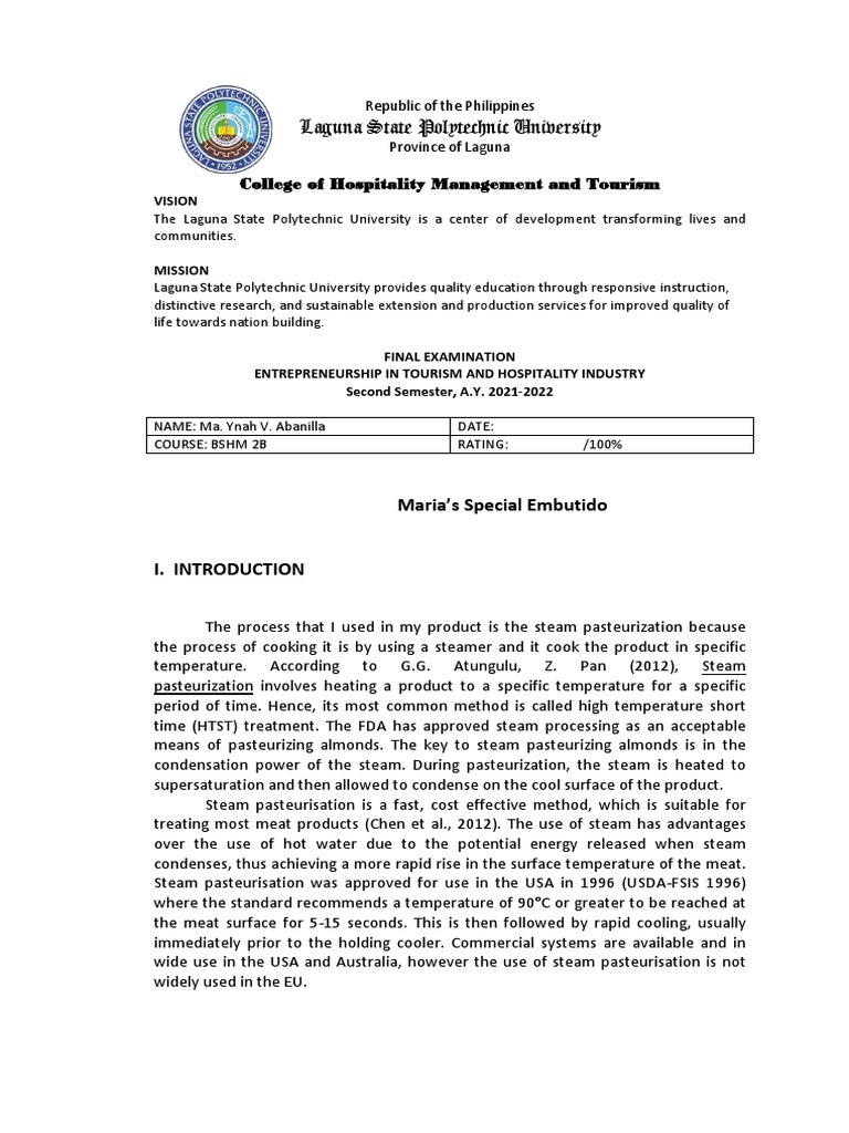 Business Plan | PDF | Food And Drink | Cuisine