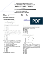 Soal Fisika Paket A SMK 2 2019-2020