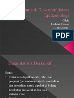 Statistik Deskriptif Dalam Epidemiologi