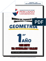 MODULO DE 1° AÑO (GEOM. - A. F. P. D. R. P.Y. S) Modulo #03 I Bimestre