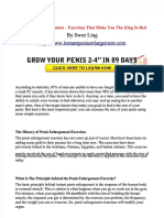 Instant Penis Enlargement Exercises That Make You The King in Bed